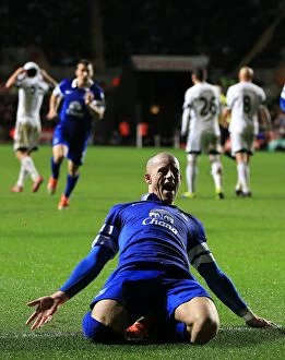 Images Dated 22nd December 2013: Double Trouble: Ross Barkley's Brace Powers Everton to Premier League Win over Swansea City