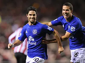 22 November 2010 Sunderland V Everton Prints: Dramatic Equalizer: Mikel Arteta's Thrilling Comeback for Everton at Stadium of Light (22 November 2010)
