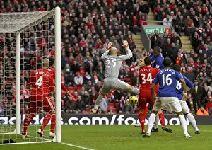 Framed Print : Dramatic Equalizer: Sylvain Distin Stuns Liverpool at Anfield, Premier League 2011 Framed Print : Dramatic Equalizer: Sylvain Distin Stuns Liverpool at Anfield, Premier League 2011
