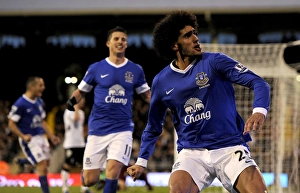 Fulham 2 V Everton 2 : Craven Cottage : 03-11-2012 Prints: Dramatic Fellaini Comeback: Everton 2-2 Fulham (Nov. 2012)