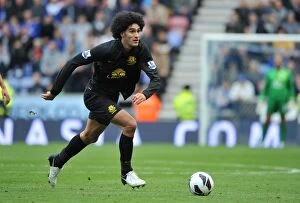 Images Dated 6th October 2012: Dramatic Fellaini Show: Wigan Athletic vs. Everton (2-2)
