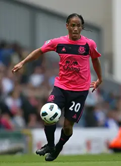 Steven Pienaar Prints: Dynamic Midfielder: Steven Pienaar at Everton Football Club