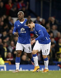 Football Soccer Collection: Emirates FA Cup - Everton v Dagenham and Redbridge - Third Round - Goodison Park