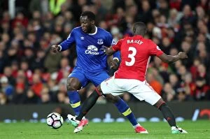 Images Dated 4th April 2017: EPL Showdown: Lukaku vs. Bailly - A Battle for Supremacy at Old Trafford (Manchester United vs)