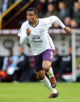 Eto'o in Action: Everton vs. Burnley, Barclays Premier League - Lynne Cameron