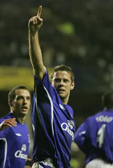 Euphoria Unleashed: James Beattie's Iconic Goal Celebration for Everton FC