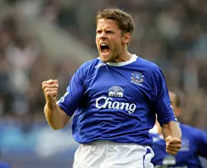 Euphoria Unleashed: James Beattie's Iconic Goal Celebration for Everton FC