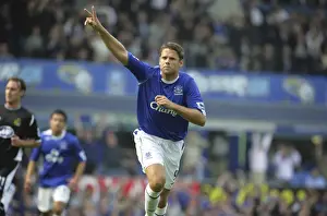 Euphoria Unleashed: James Beattie's Iconic Goal Celebration for Everton FC