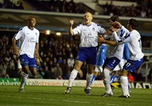 Images Dated 13th November 2004: Everton celebrate