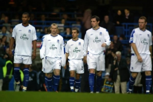 Images Dated 6th November 2004: Everton come out for the second half