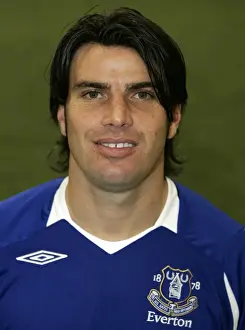 Everton FC 2008-09 Team Photocall: Nuno Valente at Goodison Park