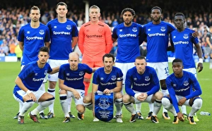 Everton FC: Europa League Play-Off - Team Gathering at Goodison Park vs Hajduk Split