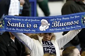11 December 2010 Everton V Wigan Athletic Prints: Everton FC: A Fan's Excitement at Goodison Park Before the Everton vs Wigan Athletic (BPL)