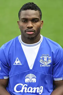 Everton FC: Joseph Yobo in Action (2009-10 Team Photo)