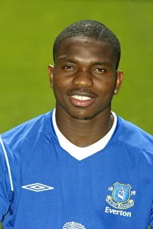 Images Dated 12th August 2004: Everton FC: Joseph Yobo Team Picture and Portraits