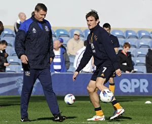 Images Dated 3rd March 2012: Everton FC: Nikica Jelavic and Team-Mates Gear Up for Queens Park Rangers Showdown (BPL 2012)