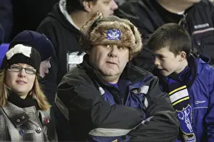 Everton FC: Passionate Fans Roaring for Victory at Goodison Park - Everton vs West Ham United, Barclays Premier League