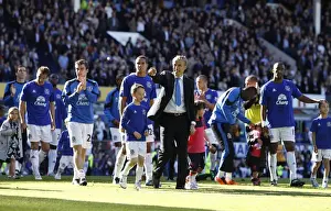 22 May 2011 Everton V Chelsea Prints: Everton FC: Phil Neville and Team Celebrate Premier League Victory at Goodison Park (22 May 2011)