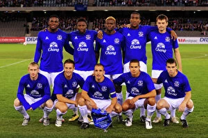 Images Dated 14th July 2010: Everton FC: Pre-Season Friendly - Unified Team Line-up (Melbourne Heart vs Everton at Etihad)