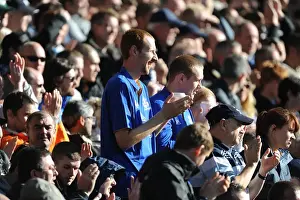 Everton FC: A Sea of Passionate Fans Roaring for Victory - Everton vs Wigan Athletic (September 17, 2011), Goodison Park