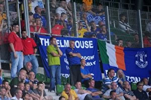 Images Dated 2nd August 2011: Everton FC: A Sea of Passionate Fans at Weserstadion - Werder Bremen vs Everton Pre-Season