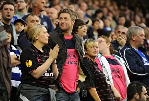 Carling Cup Prints: Everton FC: Throbbing Atmosphere in the Stands - Everton vs Huddersfield Town