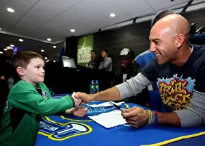Fan Prints: Everton FC: Tim Howard and Louis Saha Meet and Greet - Autograph Signing Session at Goodison Park