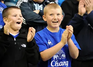 Carling Cup Prints: Everton FC: Unwavering Support - A Sea of Passion at Goodison Park (2010)