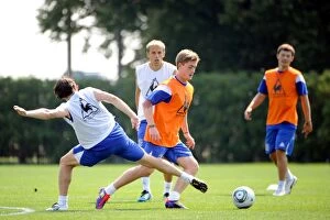 Images Dated 18th July 2011: Everton FC: Unyielding Preparation - Intense Training in Philadelphia, July 2011