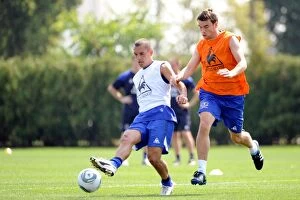 Images Dated 18th July 2011: Everton FC: Unyielding Preparation - Training in Philadelphia, July 2011