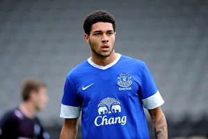 Season 2012-13 Prints: Everton FC's Anton Forrester in Pre-Season Action at Firhill Stadium Against Partick Thistle