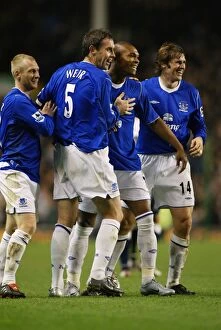 Everton 2 PNE 0 (Carling Cup) 27-10-04 Collection: Everton FC's Carling Cup Victory: Everton 2-0 Preston North End (27-10-04)