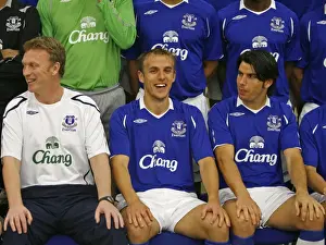 Everton Football Club 2008/09 Photocall at Goodison Park