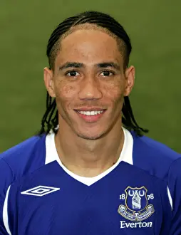 Everton Football Club 2008-09 Team: Andy Van der Meyde at Goodison Park