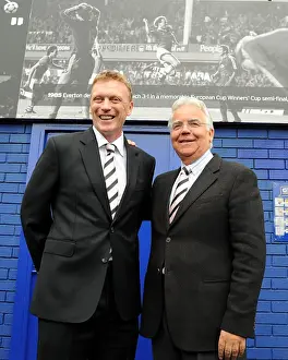 David Moyes Prints: Everton Football Club: A Journey Through Time - Unveiling History at Goodison Park