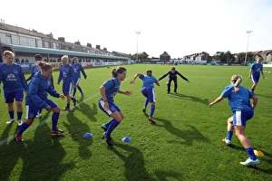 FA Women's Super League Prints: Everton Ladies Prepare for FA WSL Showdown against Bristol Academy at Arriva Stadium