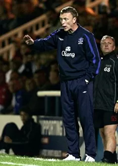 Peterborough v Everton Collection: Everton Manager David Moyes