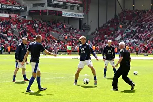 Liverpool 0 V Everton 0 : Anfield : 05-05-2013 Prints: Everton Players Gear Up for Liverpool Showdown: Anfield Warm-Up (05-05-2013)