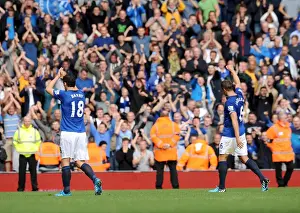 Everton Rivals Unite: Jagielka and Barry Pay Tribute to Liverpool Fans at Anfield