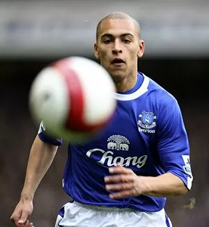 Images Dated 18th March 2007: Everton v Arsenal - James Vaughan