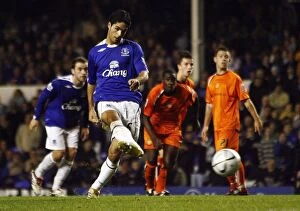 Everton v Luton Gallery: Everton v Luton Town - Goodison Park - 24 / 10 / 06 Evertons Mikel Arteta misses from the penalty