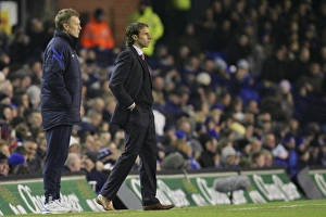 Everton v Middlesbrough Collection: Everton v Middlesbrough David Moyes and Gareth Southgate