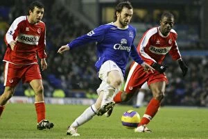 Images Dated 26th December 2006: Everton v Middlesbrough James McFadden in action with George Boateng