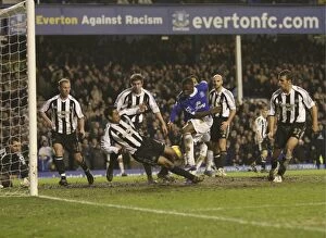 Everton v Newcastle United Gallery: Everton v Newcastle United Evertons Victor Anichebe scores his second goal of the game