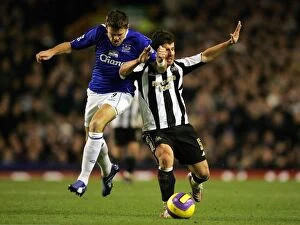 Images Dated 30th December 2006: Everton v Newcastle United James Beattie and Newcastles Emre