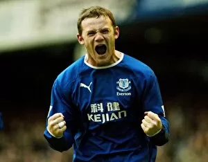 Wayne Rooney Collection: Everton V Portsmouth