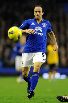 Barclays Premier League Prints: Everton vs. Blackburn Rovers: Premier League Battle at Goodison Park with Landon Donovan