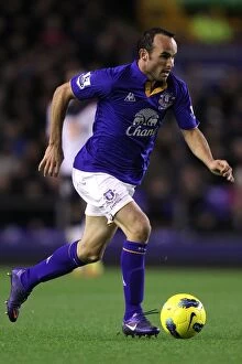 Images Dated 4th January 2012: Everton vs. Bolton Wanderers: Landon Donovan in Action, Barclays Premier League