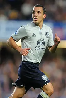 15 October 2011 Chelsea V Everton Prints: Everton vs. Chelsea Showdown: Leon Osman at Stamford Bridge