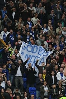 Images Dated 17th October 2010: Everton vs Liverpool Rivalry: A Fierce Atmosphere at Goodison Park (17 October 2010)